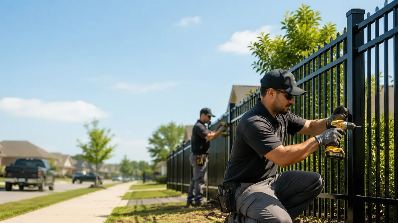 Metal Fence Installation in Frankfort, IN